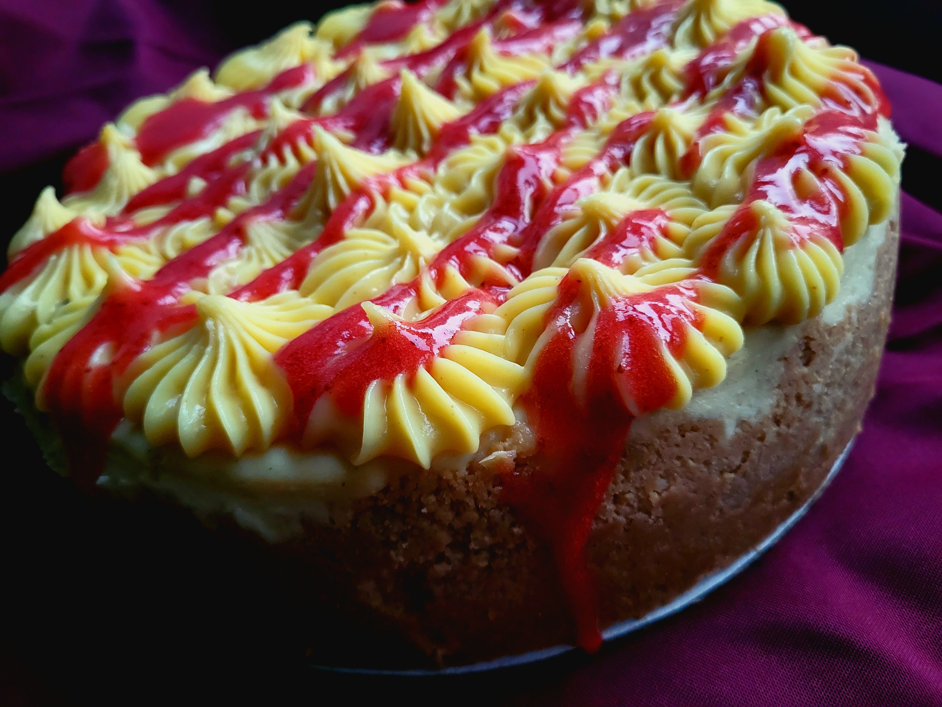 Strawberry Mango Cheesecake