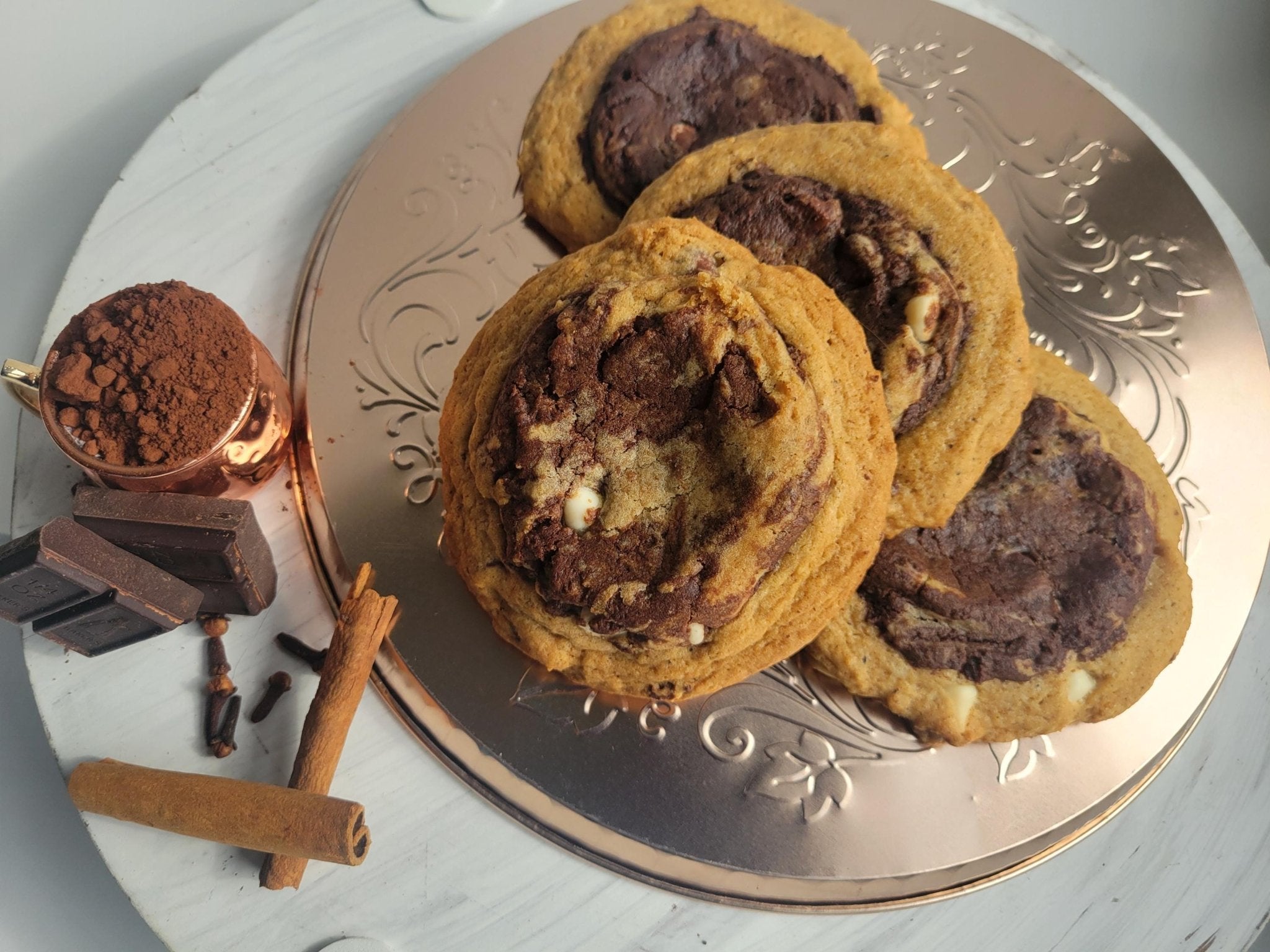 Chai Chocolate Chip Cookies - Taste Therapy Bakery