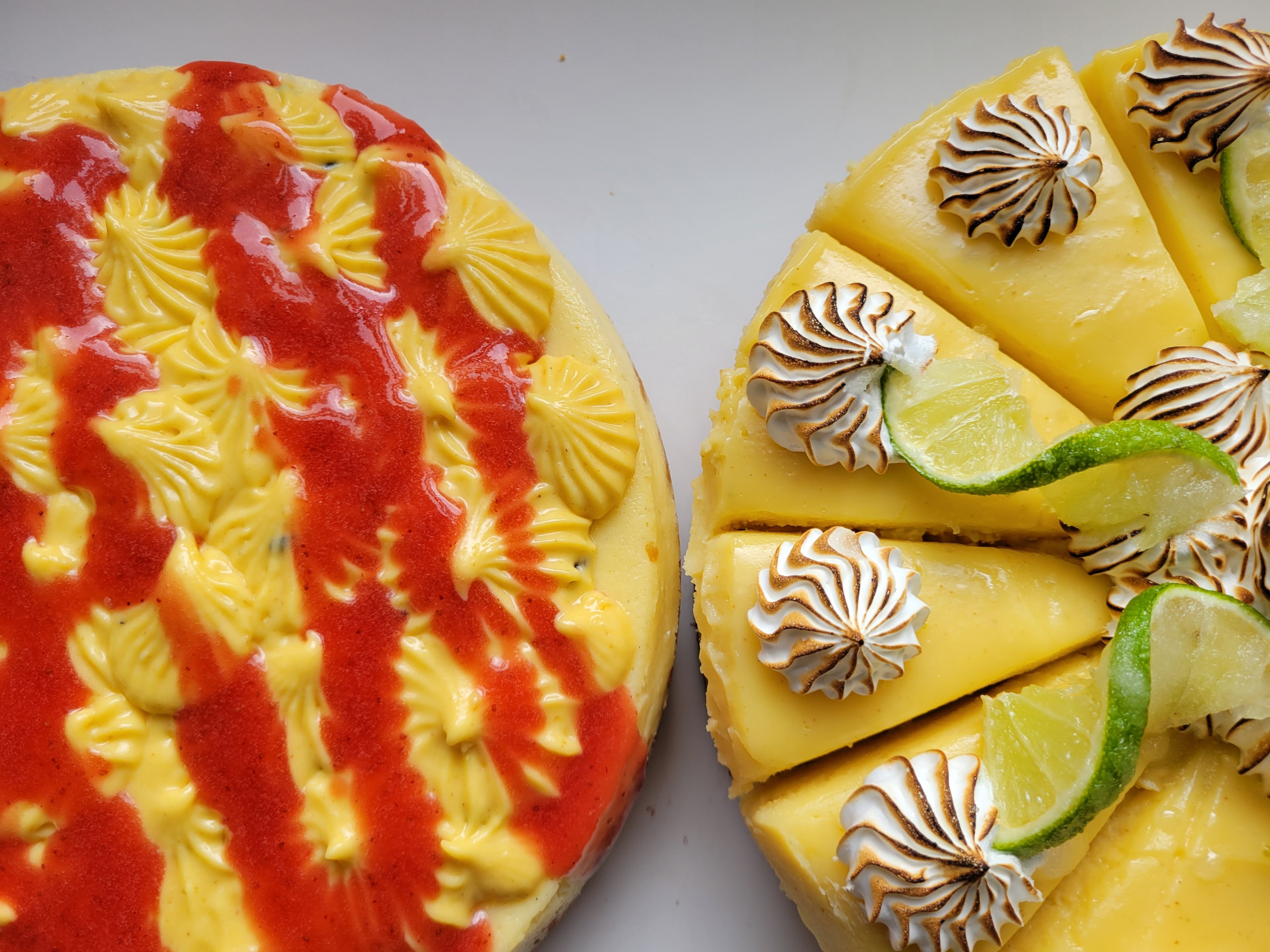 Strawberry Mango Cheesecake