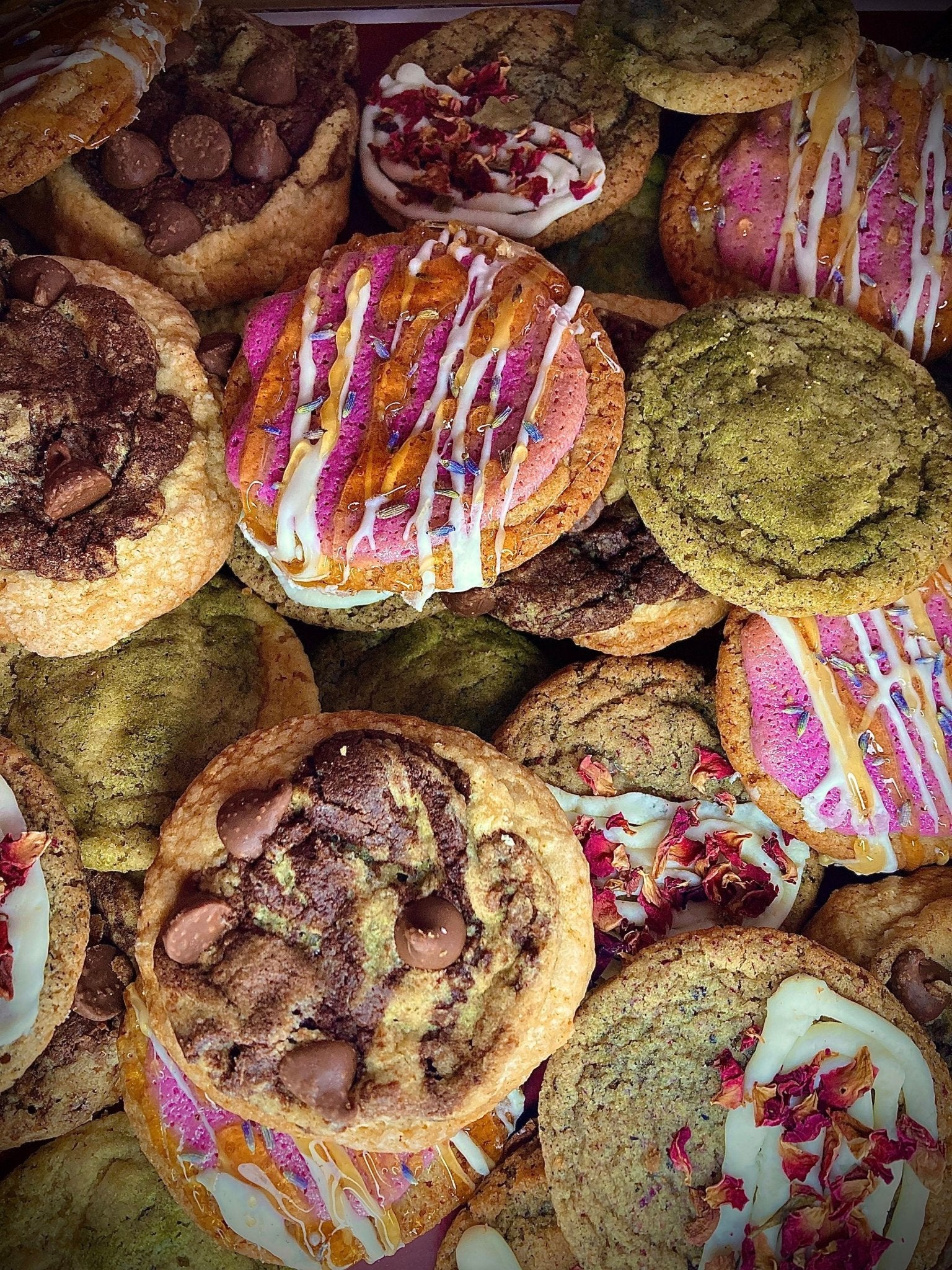 Lavender Honey Crunch Cookies - Taste Therapy Bakery