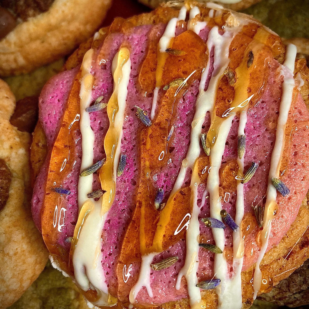 Lavender Honey Crunch Cookies - Taste Therapy Bakery