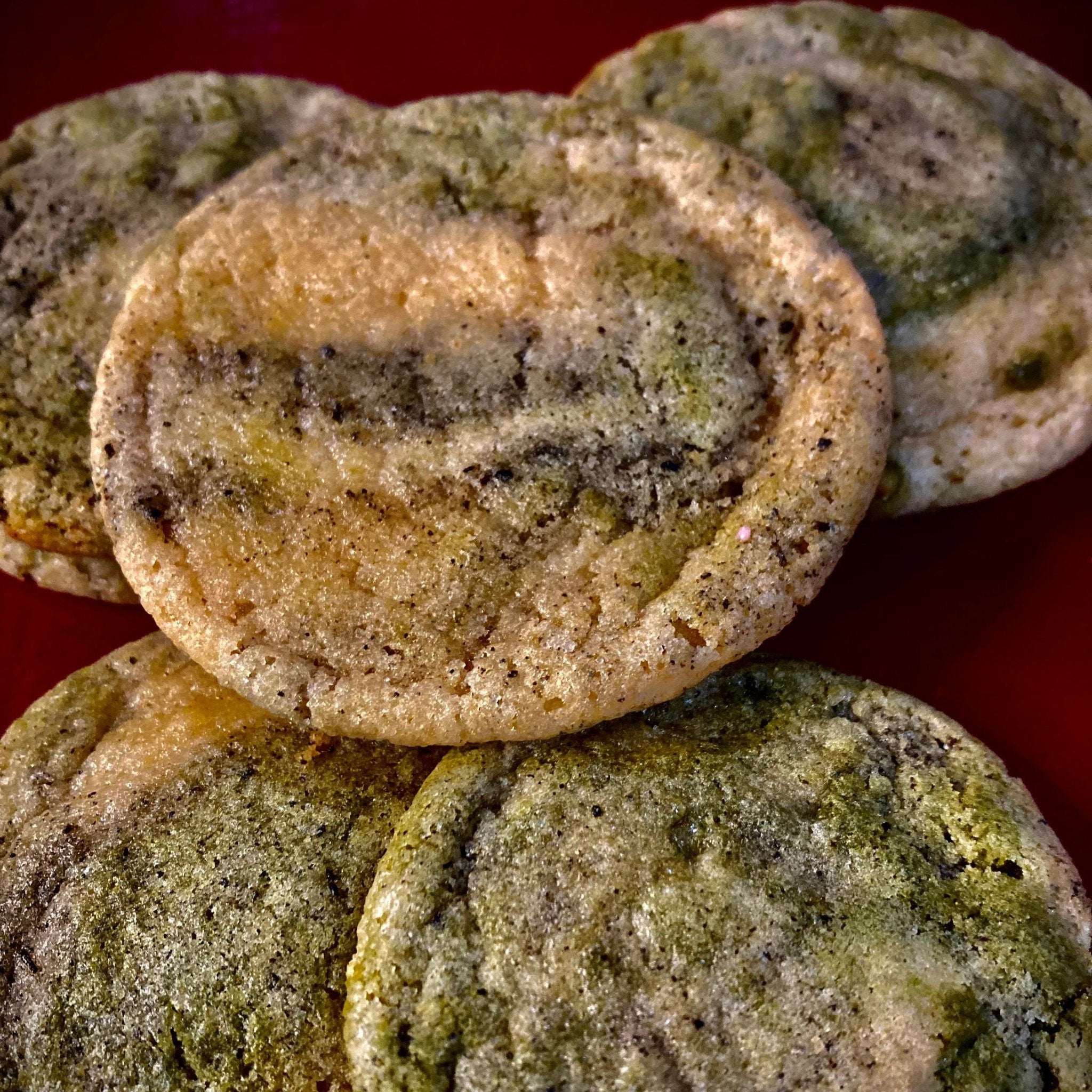 Matcha Jasmine Cookies - Taste Therapy Bakery